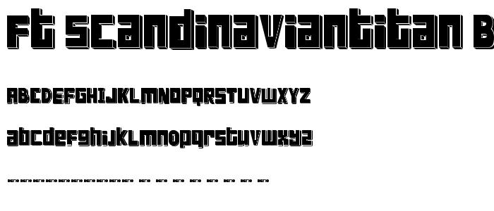 FT ScandinavianTitan Black font